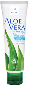 รูปภาพของ VITARA ALOE VERA GEL PLUS 5% PANTHENOL 120g สีขาว